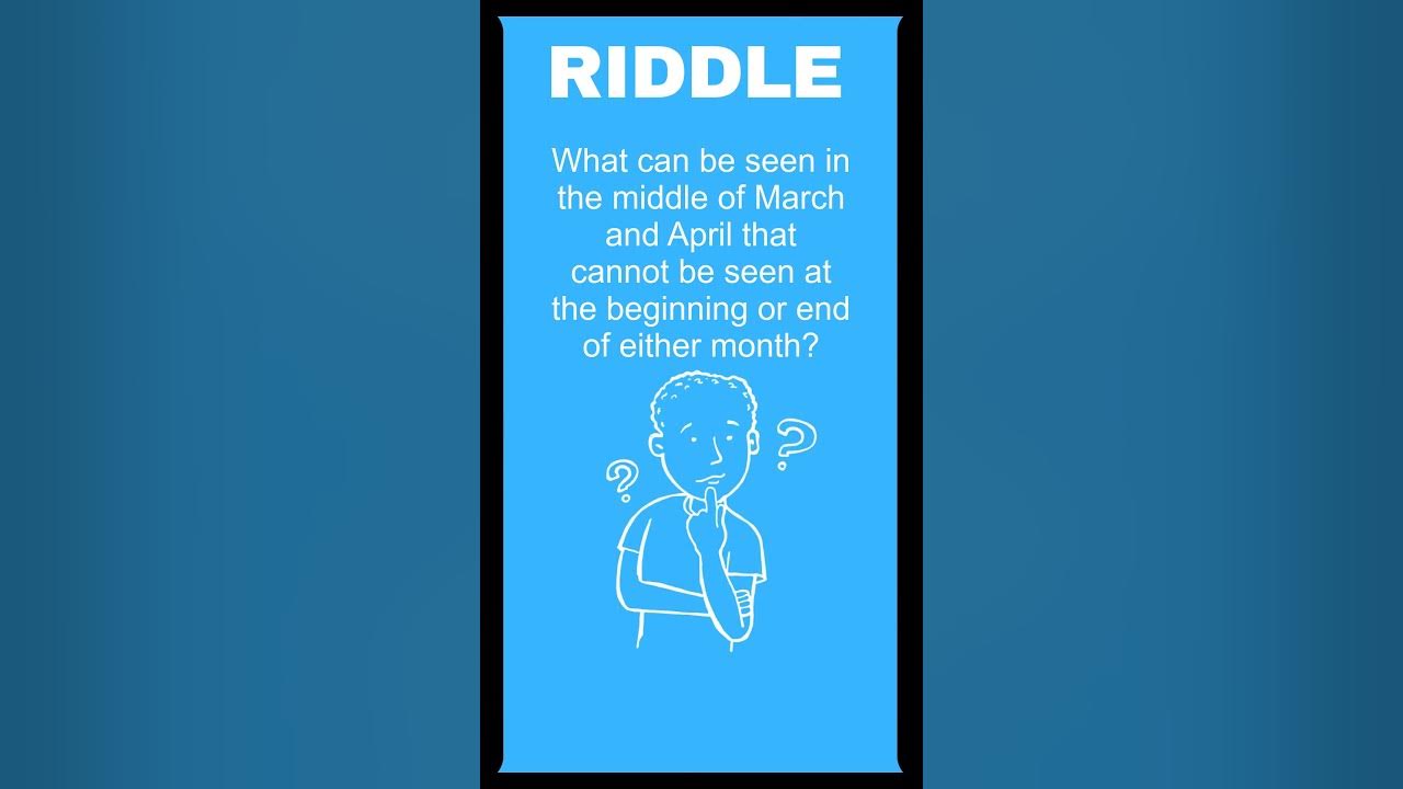 Riddle Riddles in English Riddles with answers Logical Riddles