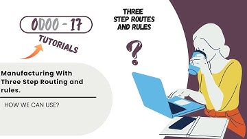 How to Manufacture in Three-Step Routing and Configure Routes & Rules in Odoo 17