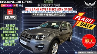 2016 Land Rover Discovery Sport TD4 SE – The Ultimate Adventure SUV!