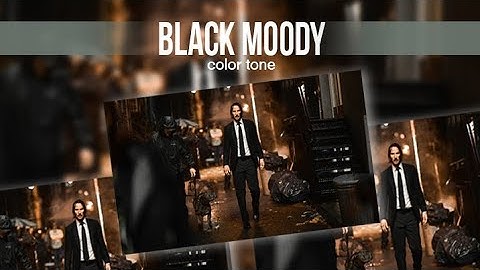 How to Create Black Moody Color Grading in Photoshop | Black Tone Preset - Photoshop Tutorial 2023 ¥
