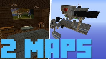 2 Maps in 1 VIDEO: 2 keer ONTSNAPPEN! - Minecraft Custom Map