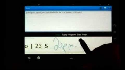 MyScript Stylus Beta on KF HDX