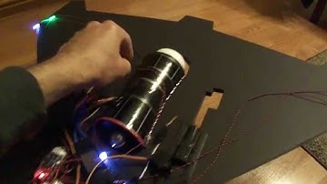 U.C.A.V 70mm EDF Jet. Built using Elmers black foam board.