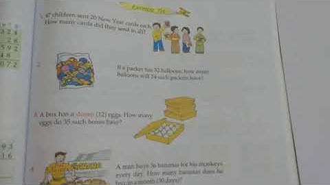 Class 3 mathematics chapter 7(multiplication)part8