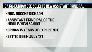 Cairo-Durham CSD selects new assistant principal