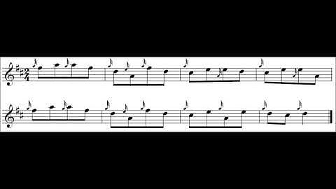 Gracenotes and Strikes Exercise 5 - high pitch