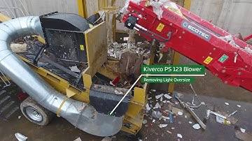 Waste Separation Process - Screening, Air Separation & Manual Picking of Commercial Waste