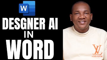 How to Use Designer in Microsoft Word || Format Your Document Like a  Professional Using AI