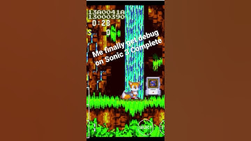 Me finally get debug on Sonic 3 Complete