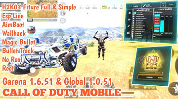 MENYALAH LAGI Abangku!!! FULL & SIMPLE FITURE CALL OF DUTY MOBILE GARENA 1.6.51 & GLOBAL 1.0.51 SAFE