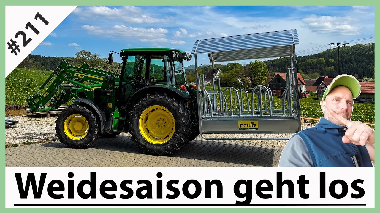 Weidesaison steht in den Startlöchern - PATURA Profi Viereck Raufe Aufbau