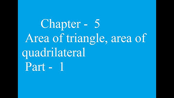 Coordinate geometry ex-5.1 | Area of triangle, Area of quadrilateral, using direct method