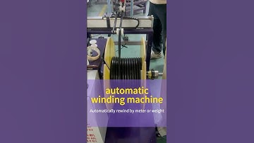 Automatic winder Touch screen for easy operation  #windingmachine