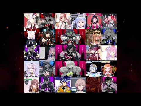 Hololive + Holostars + HoloID Sings - KING「Kanaria」(27 Member Mashup)
