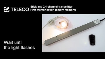 Stick and 2/4 ch transmitter - First memorisation - Empty memory