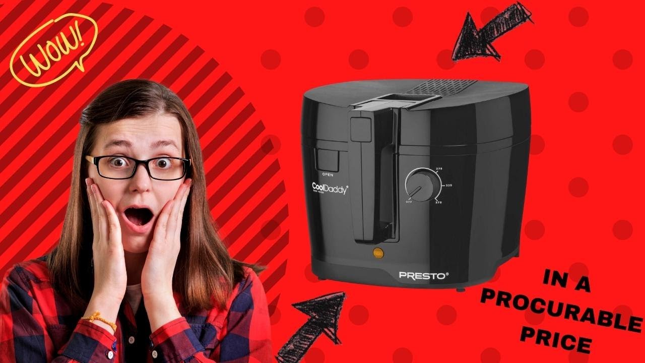Presto 05442 CoolDaddy Cooltouch Deep Fryer presto 05443 cooldaddy