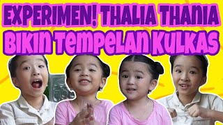 EXPERIMEN DARI GIPS‼️THALIA THANIA BERHASIL BUAT TEMPELAN KULKAS SENDIRI‼️