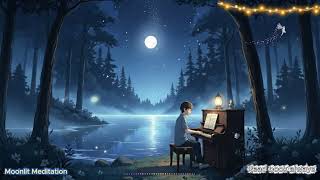 🌙 깊은 밤 명상 피아노: 불안을 잠재우는 힐링 음악, 집중력과 평온함을 위한 릴렉스 피아노 BGM, 독서, 공부, 명상, 힐링, 위로, 깊은잠(Moonlit Meditation)