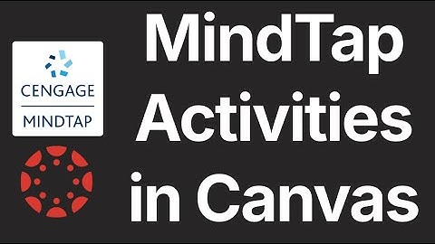 Add Cengage MindTap assignment to Canvas