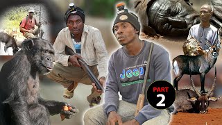 Ghost Hunter In The Mysterious Dark Forest A Hunter Shoots A Witch At 2