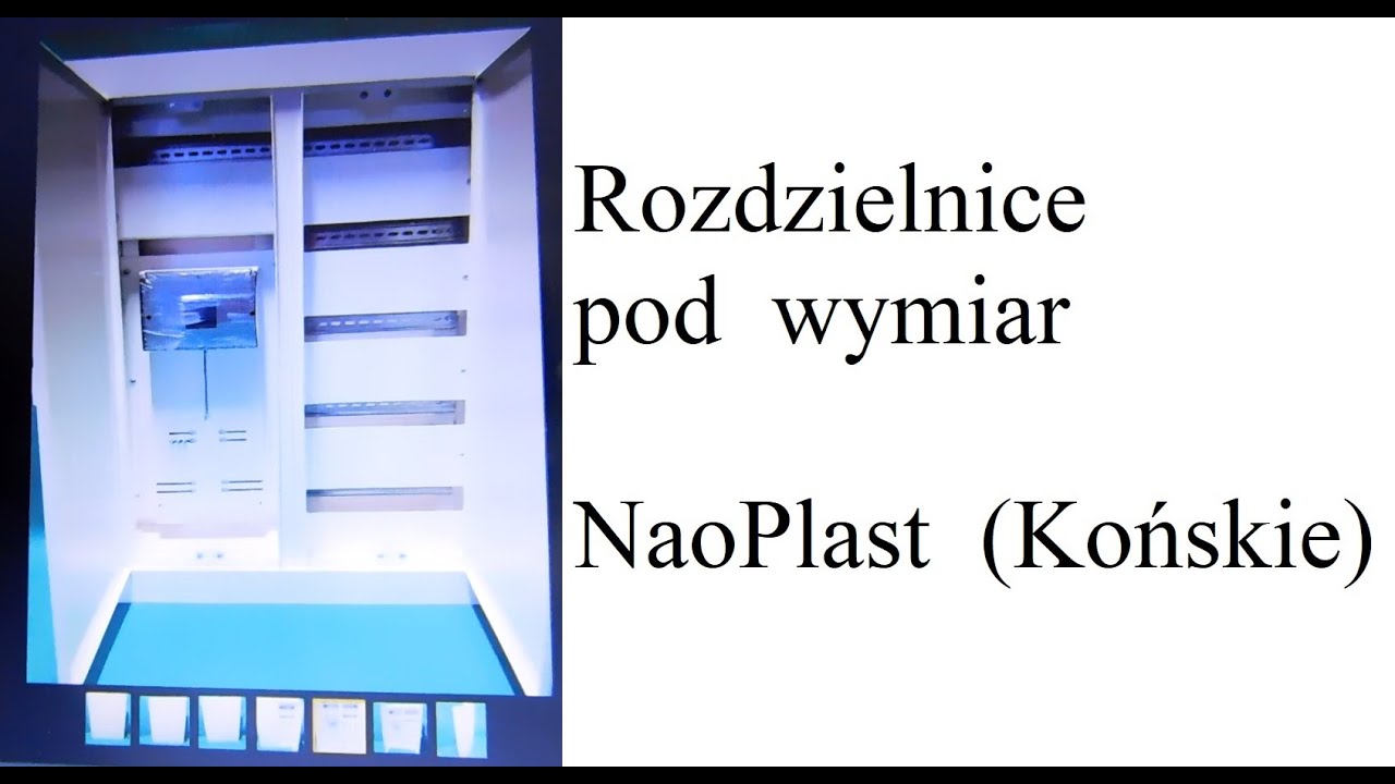 Rozdzielnica pod wymiar Nao Plast ^ styczeń 2023 - YouTube