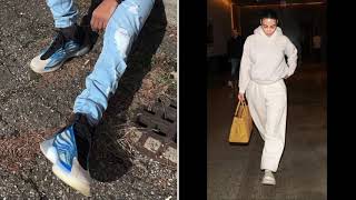 KIM KARDASHIAN WEARING YEEZY 450 SLIDES,PRICE,RELEASE DATE,ON FOOT/FEET,Are Yeezy slides worth it?
