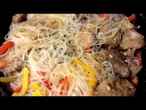 Video: Pork Medallions In Oyster Noodle Sauce