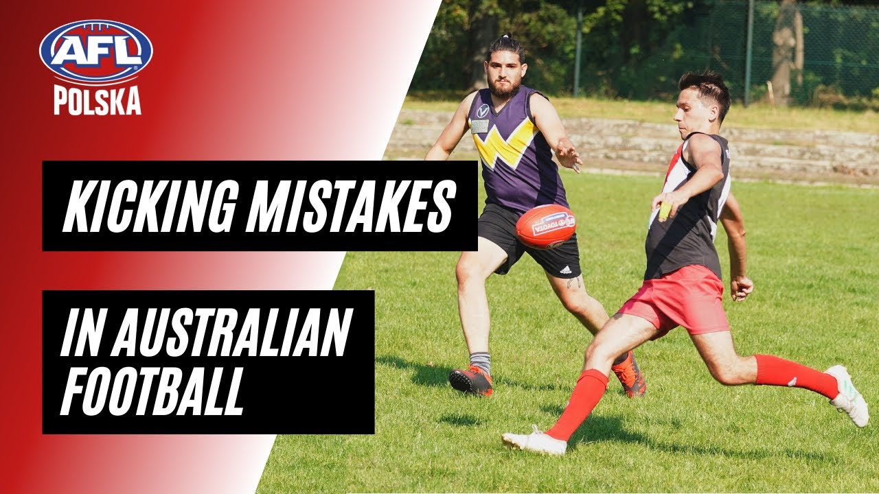 Common kicking mistakes in Australian Football