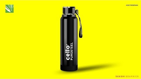 How to make realistic bottle design in Corel draw 2023