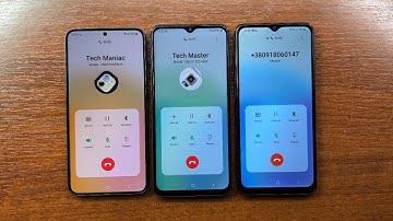Samsung Galaxy S23 Plus vs A13 vs A04s Incoming Call. 3 Phones with 3 Cameras on their Backs