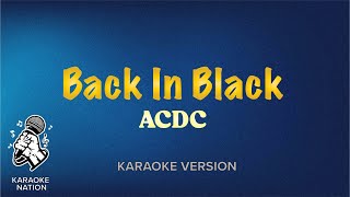 ACDC - Back In Black (Karaoke Songs with Lyrics)