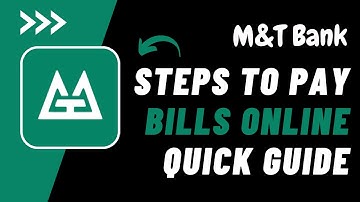 How to Pay Bills From M&T Bank App !! M&T Bank Bill Pay !! M & T Bill Payment