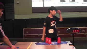 Individual 3-3-3 Sport Stacking World Record 1.335 (Hyeon Jong Choi)
