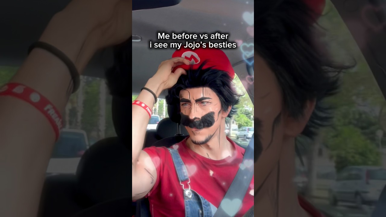 PoV: Eres Luigi Jo’s #mariobros #supermario #nintendo #jojopose #jojos #jjba #cosplay #makeup