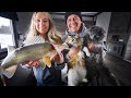 Catching Fish In LUXURY (Ice Fishing Vacation!)
