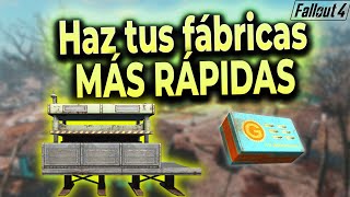 Como hacer fábricas más rápidas en Fallout 4? Contraptions DLC