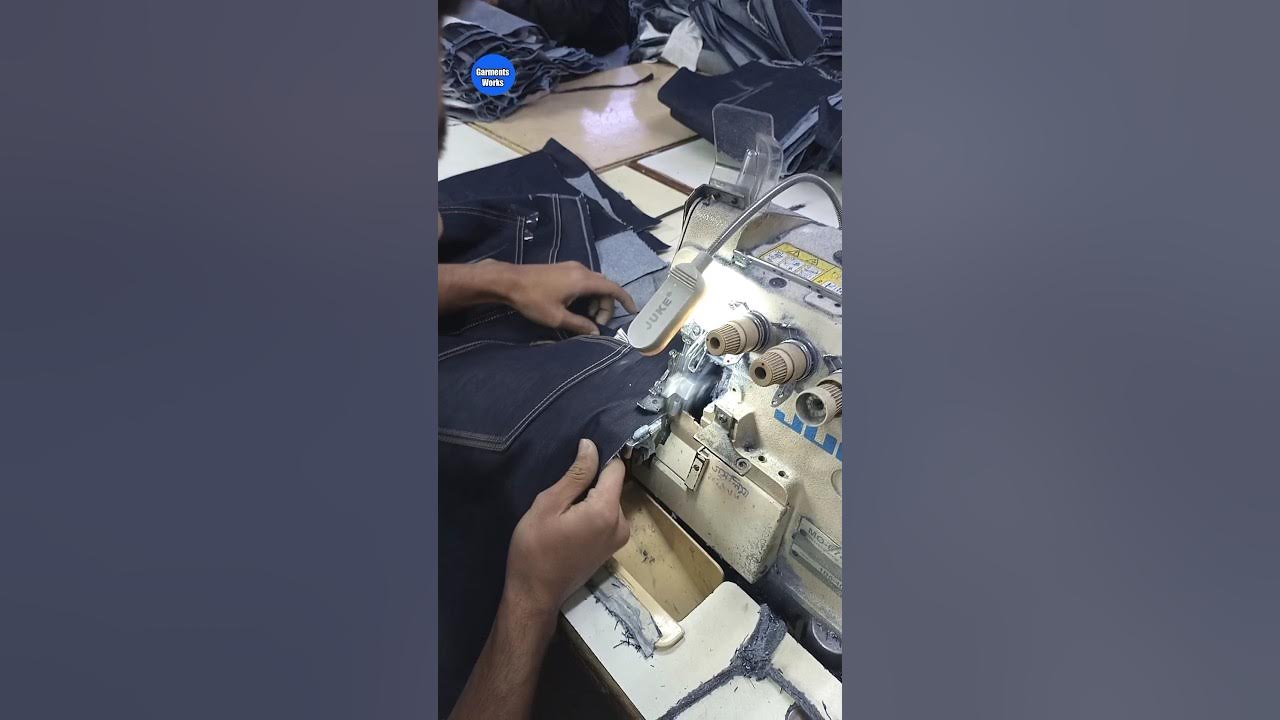 How to Side seam overlock. YouTube