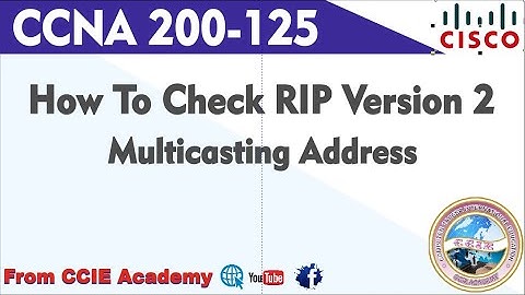 SHOW RIPv2 Multicast Address (224.0.0.9) in Urdu and Hindi