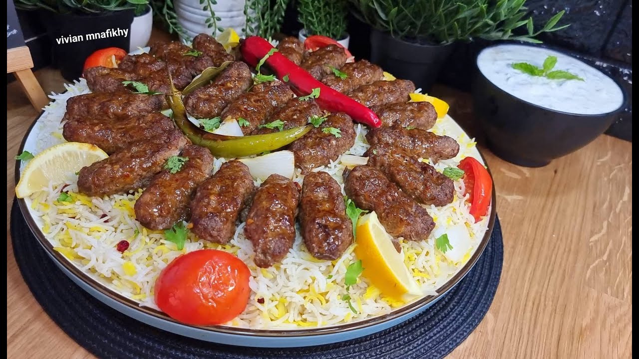 كباب ايراني مع طريقة الرز الايراني بالزعفران والزرشك🤩 طبق سهل ولذيذ جدا ويستحق التجربة 👌😋