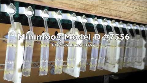 Moog Minimoog MODEL D #7556 for sale on ebay