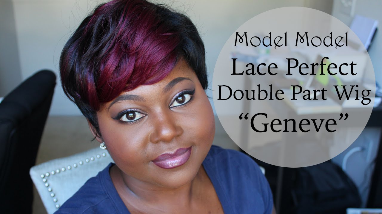 MODEL MODEL Lace Perfect Double Part Wig Geneve - YouTube