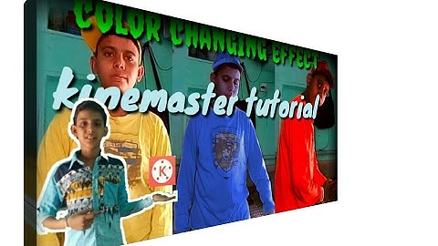 How to make shirt colour changing effect like Zach king in android with kinemaster