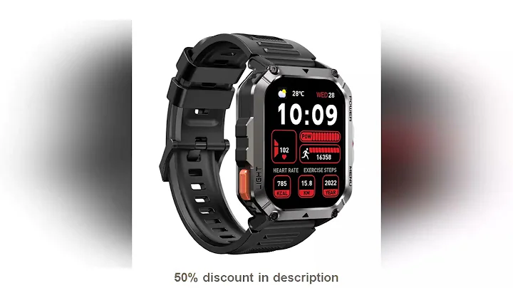 #Blackview W70 Pro Sports Fitness Smart Watch 2.01 Screen Bluetooth Talking Watch LED Flashlight