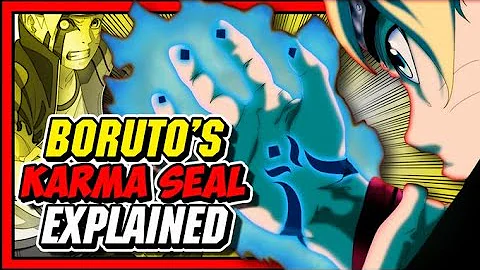 Why did Boruto get karma?