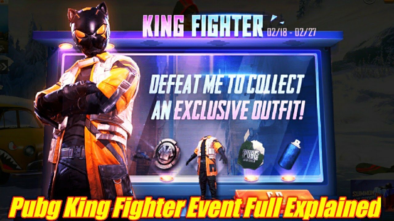 Pubg Mobile King Fighter Event Explained Pubg New Event King Fighter