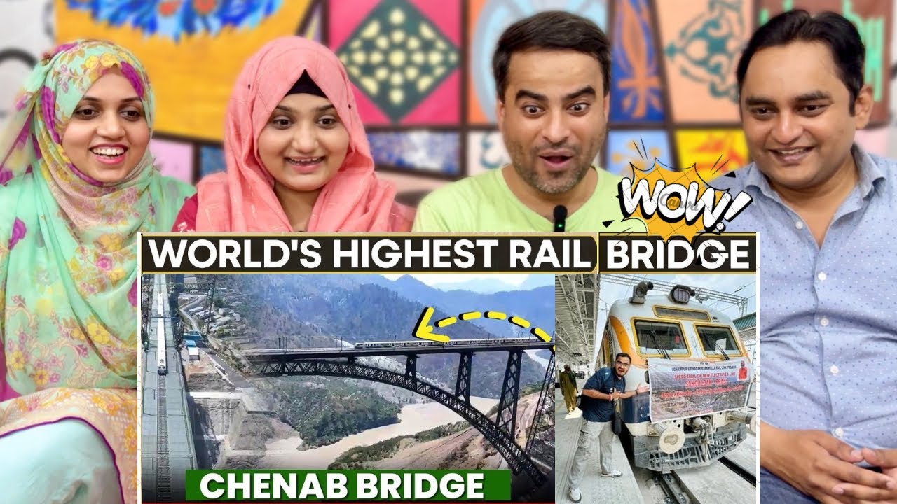 Самое эксклюзивное первое путешествие на поезде через мост Ченаб! | Поезд Reasi To Sangaldan | Пр...