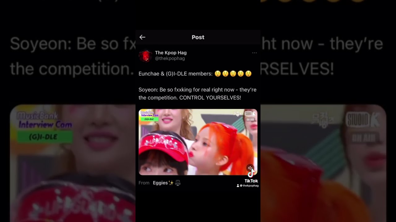 (G)I-DLE & LE SSERAFIM reacting to Dreamcatcher: 🤯 #kpop #viral #dreamcatcher #gidle #lesserafim