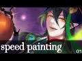 【イラストメイキング】マレウス描いてみた。【speed Painting】
