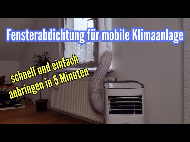 HOW TO: Fensterdurchführung Klimaschlauch I Abluft für mobiles