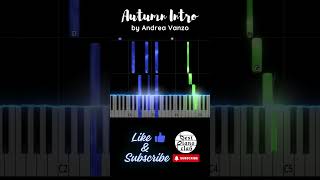 Autumn Intro - by Andrea Vanzo - SeeMusic Piano Short - bestpianocla6 #piano #shorts #pianotutorial